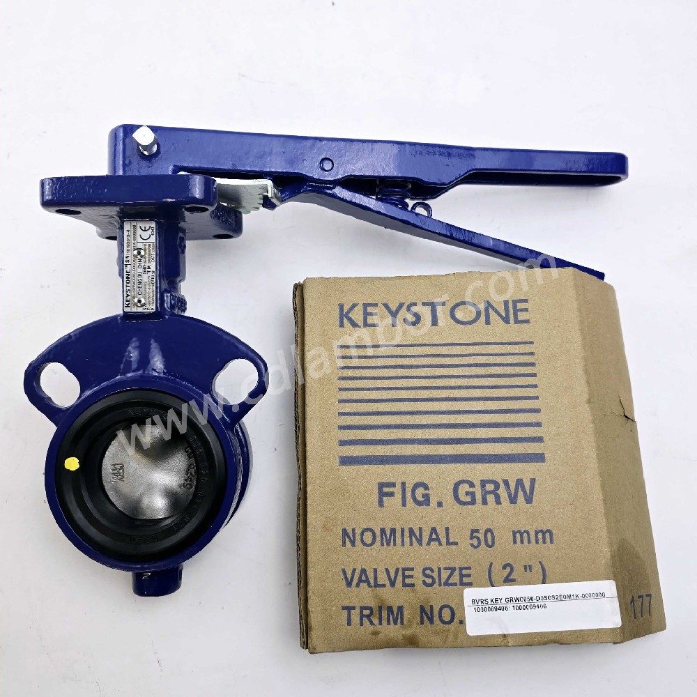 Emerson Keystone GRW Series GRW0050 with handwheel Butterfly valve